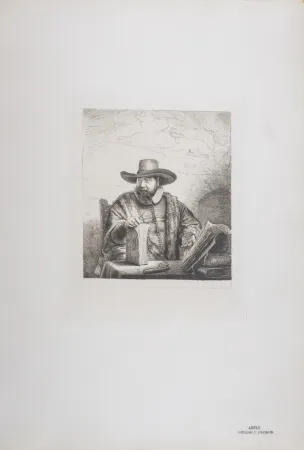 Heliograbado Rembrandt - Anslo