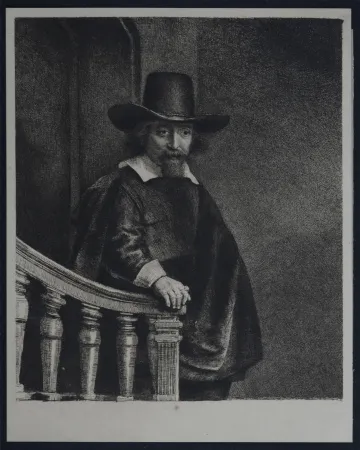 Heliograbado Rembrandt - La campagne du peseur d'or