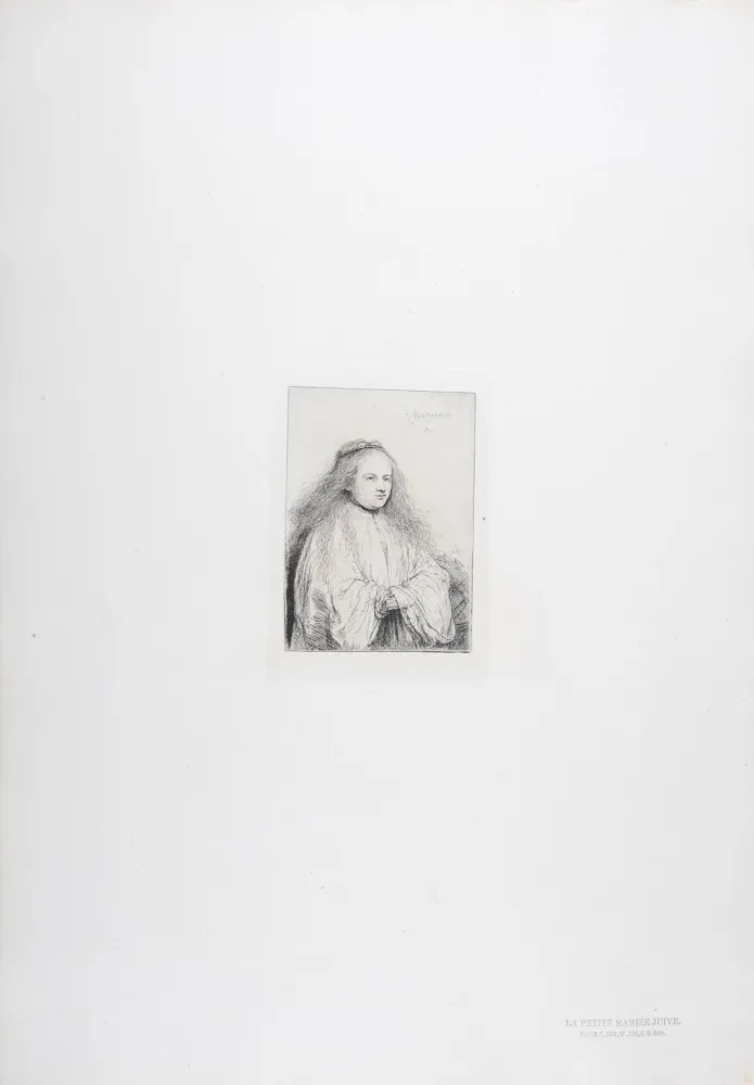 Heliograbado Rembrandt - La petite mariée juive