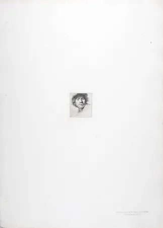 Heliograbado Rembrandt - Rembrandt aux yeux hagards