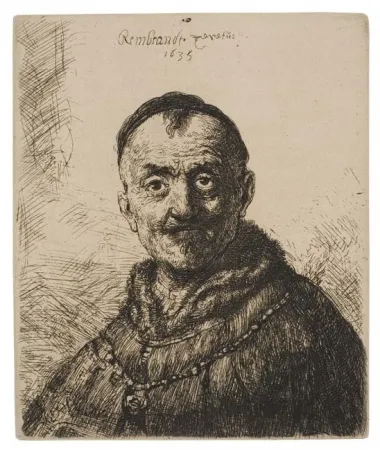 Grabado Rembrandt - The First Oriental Head