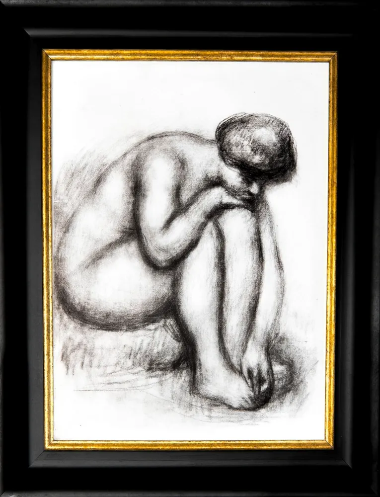 Litografía Renoir - Baigneuse se séchant