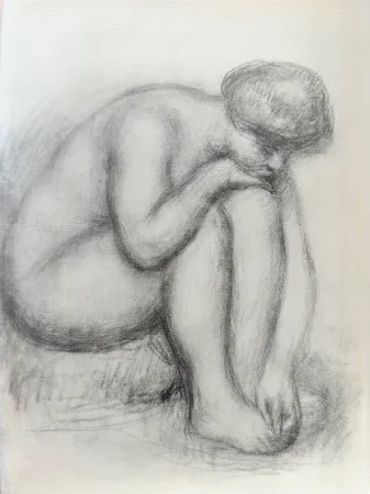 Litografía Renoir - Etude de Nu