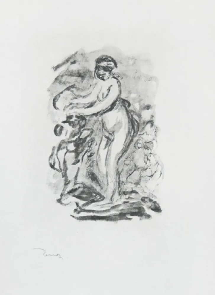 Sin Técnico Renoir - Femme au cep de vigne, I Variante (Woman by the Grapevine, First Variant)