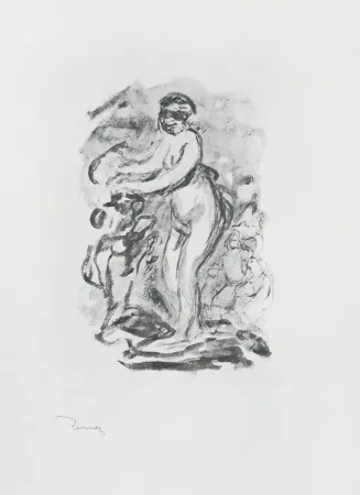 Sin Técnico Renoir - Femme au cep de vigne, I Variante (Woman by the Grapevine, First Variant)