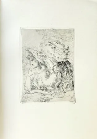 Litografía Renoir - Le Chapeau Épinglé