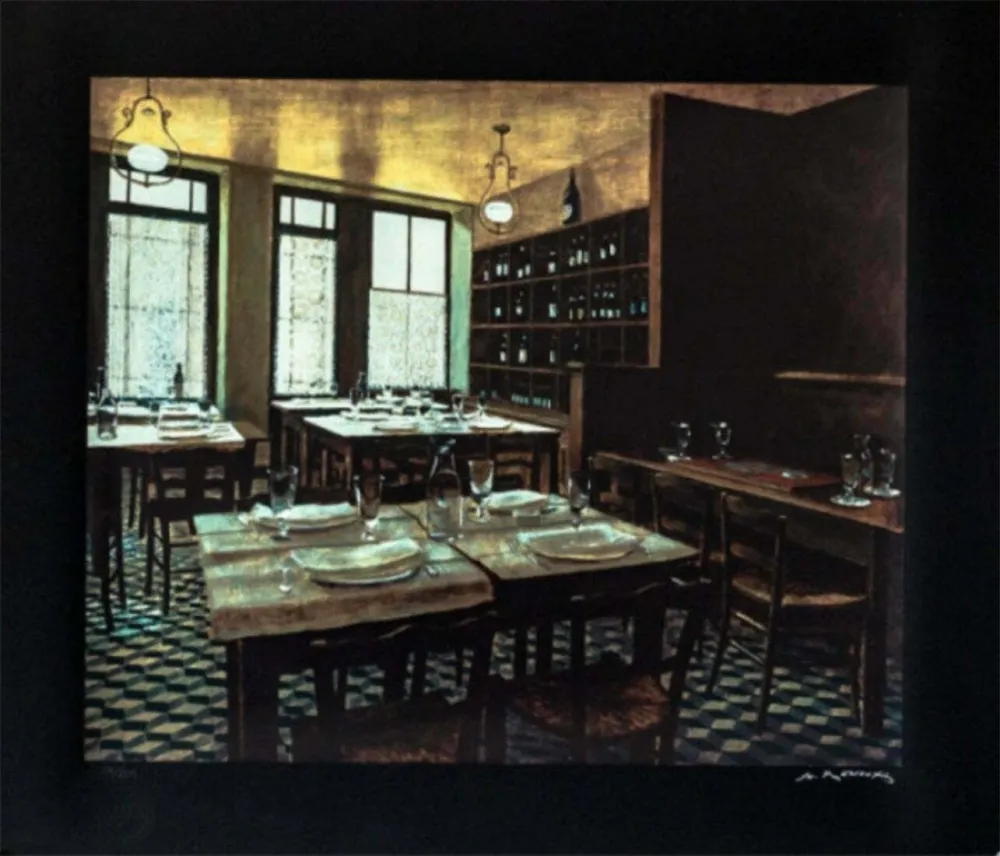 Serigrafía Renoux - Interior Van Gogh