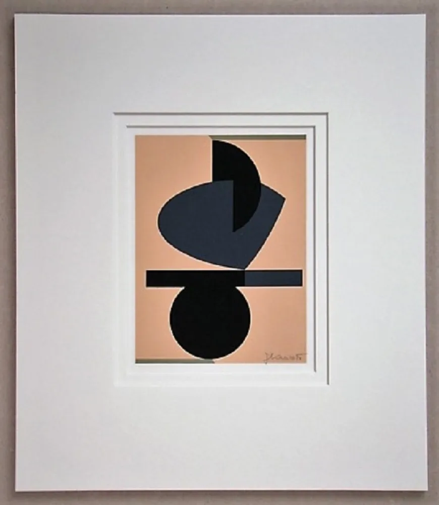 Serigrafía Rets - Composition Abstait 