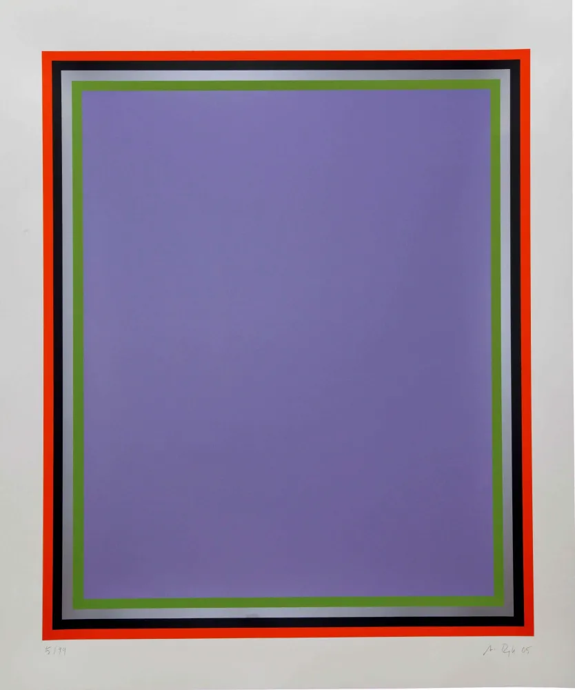 Serigrafía Reyle - Ohne Titel