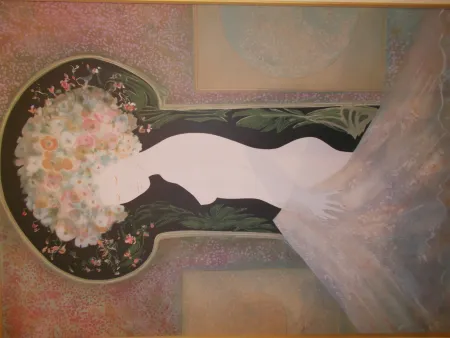 Litografía Ribes - La femme nue I