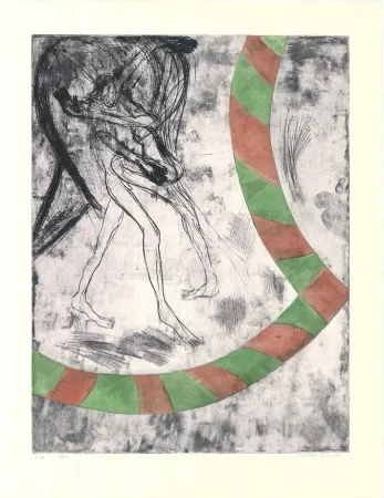 Aguafuerte Y Aguatinta Richman - Erotic Scene