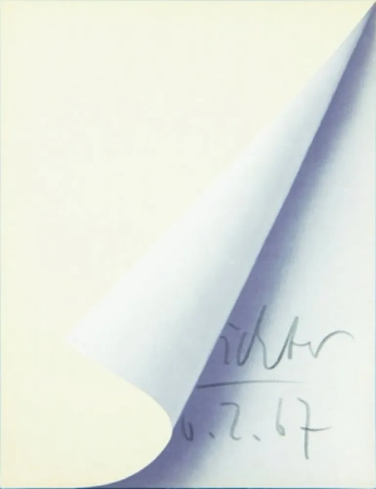 Litografía Richter - Blattecke (Cantz 11)