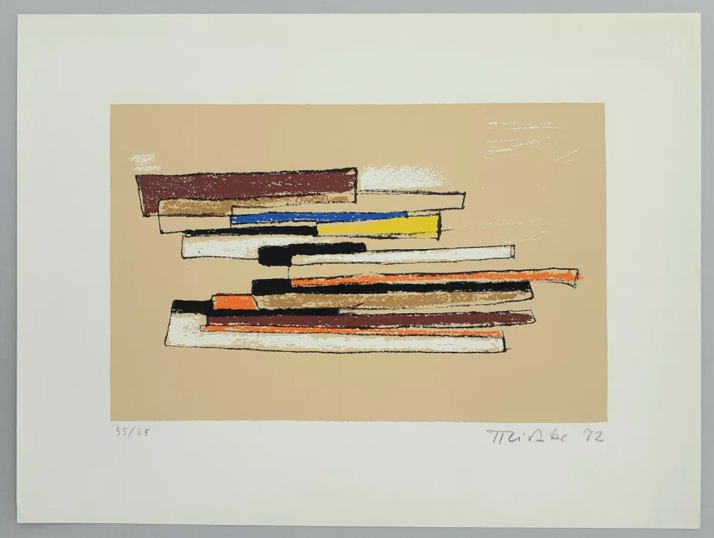 Serigrafía Richter - Composizione