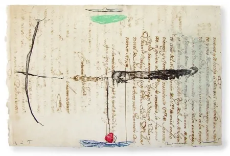 Aguafuerte Y Aguatinta Riera I Arago - Airplane with Red Tail