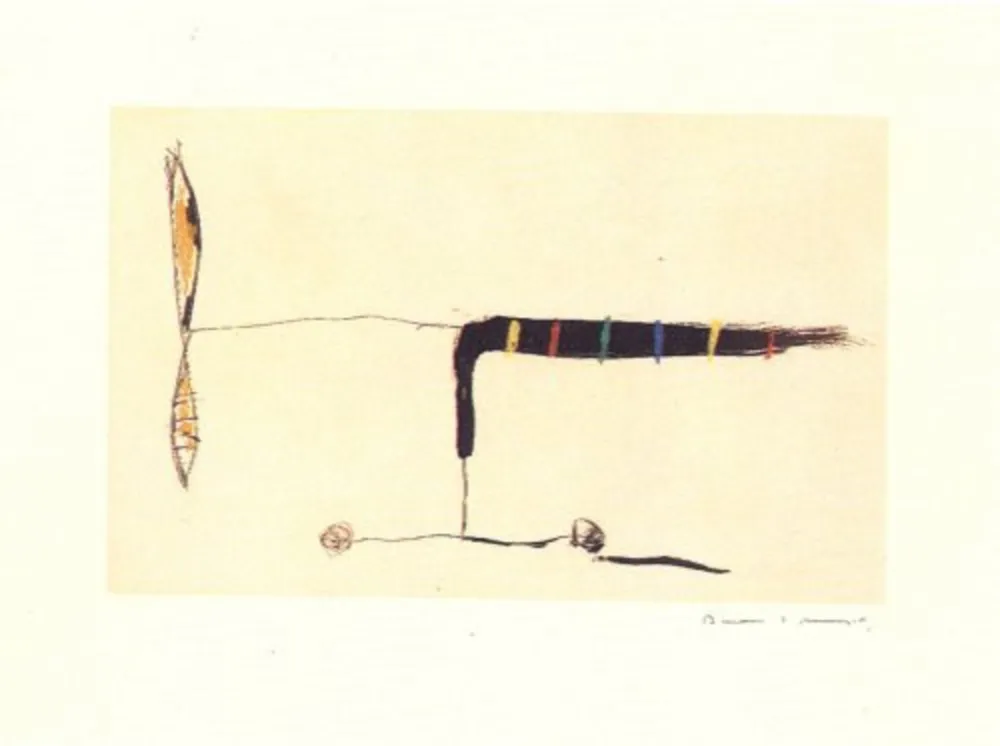 Grabado Riera I Aragó - Avió mig-1