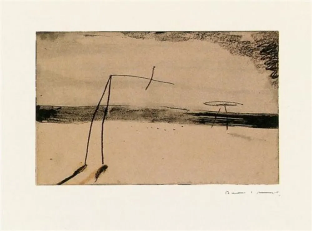 Grabado Riera I Aragó - Avió mig-5