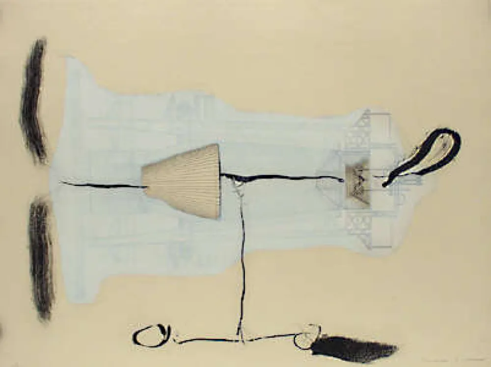 Aguatinta Riera I Aragó - Blatt 17 aus Portofolio 19 máquines