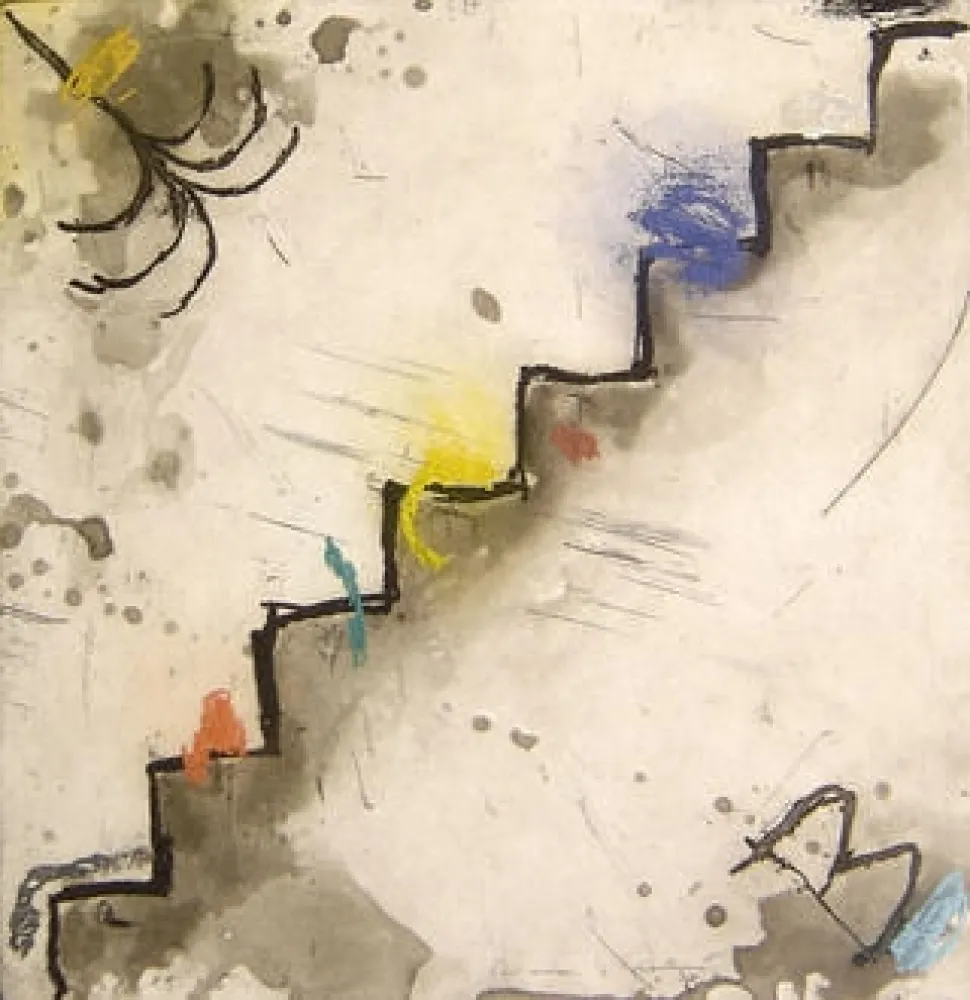 Aguafuerte Y Aguatinta Riera I Aragó - L'Escala de l'enteniment (The Steps of Understanding)