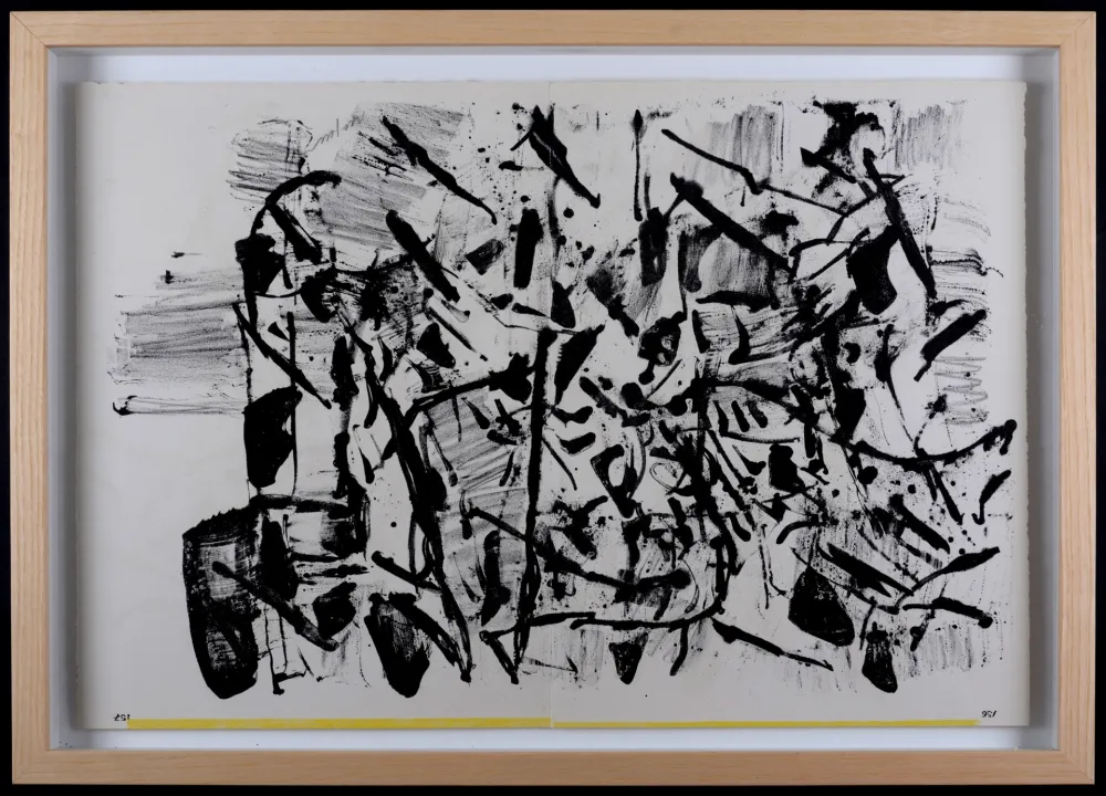 Litografía Riopelle - 1 Cent Life, 1964 - Hand-signed & framed