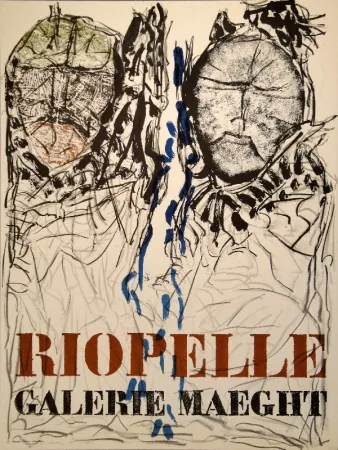 Cartel Riopelle - Affiche Galerie Maeght