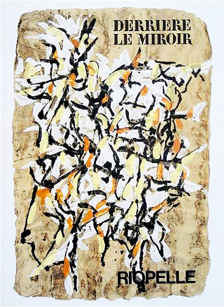 Libro Ilustrado Riopelle - Derrière le Miroir n° 160. RIOPELLE. 9 LITHOGRAPHIES ORIGINALES. juin 1966.