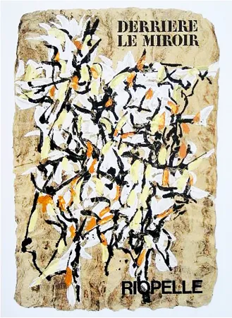 Libro Ilustrado Riopelle - Derrière le Miroir n° 160. RIOPELLE. 9 LITHOGRAPHIES ORIGINALES. juin 1966.
