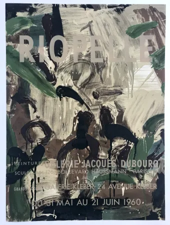 Cartel Riopelle - Galeries Jacques Dubourg & Kléber