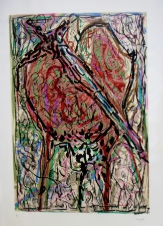 Litografía Riopelle - Oiseau