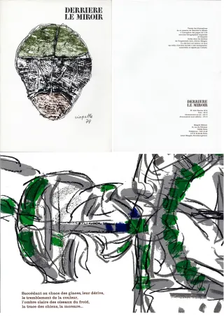 Libro Ilustrado Riopelle - RIOPELLE - ROI DE THULÉ. Derrière le Miroir n° 208. 12 LITHOGRAPHIES ORIGINALES (1974).