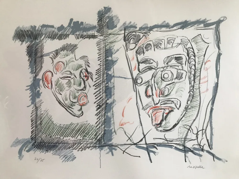 Litografía Riopelle - Untitled 