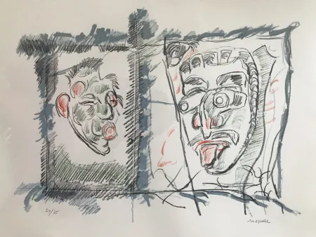 Litografía Riopelle - Untitled 