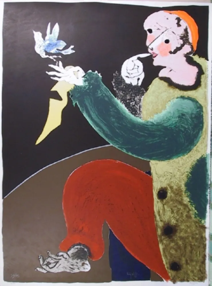 Litografía Ripolles - Arlequin