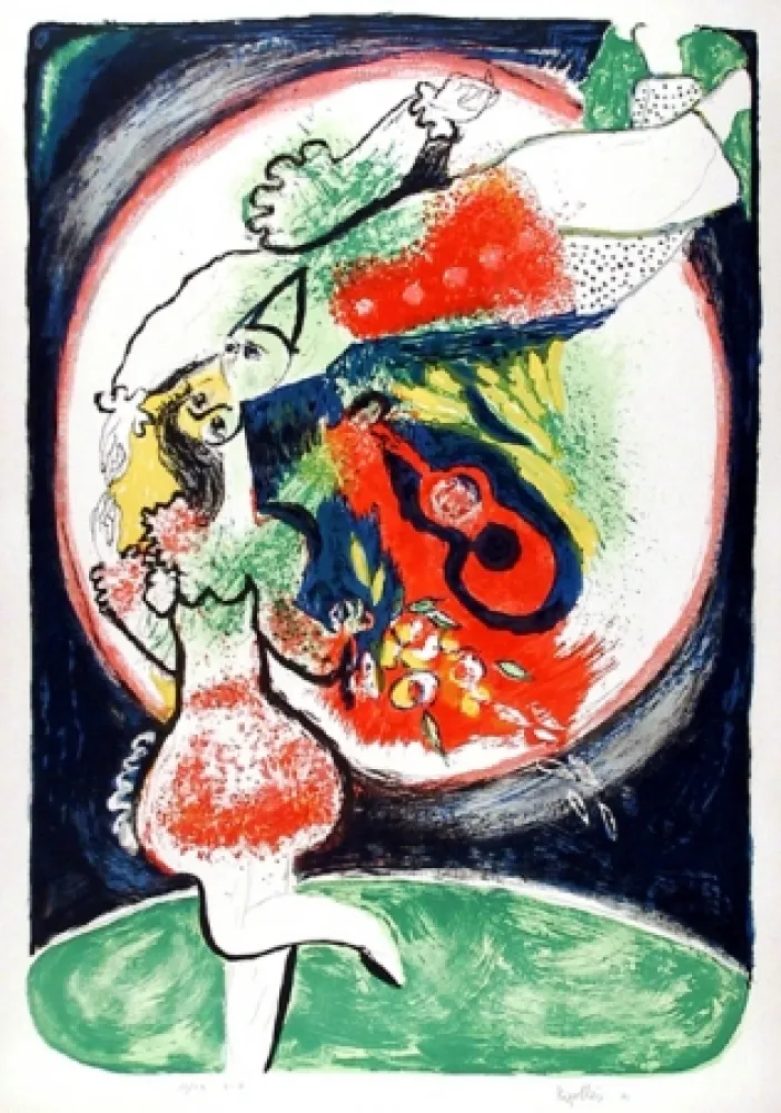 Litografía Ripolles - Couple