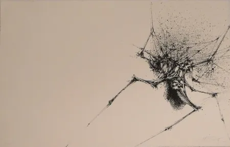 Serigrafía Rivera - Diálogo Entre Manuel Rivera y los Tres Adefesios. 