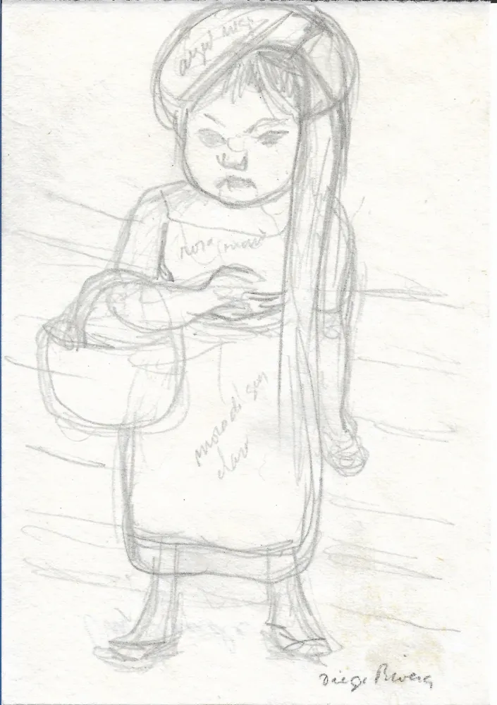 Sin Técnico Rivera - Niña con cesta / Girl with Basket