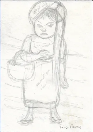 Sin Técnico Rivera - Niña con cesta / Girl with Basket
