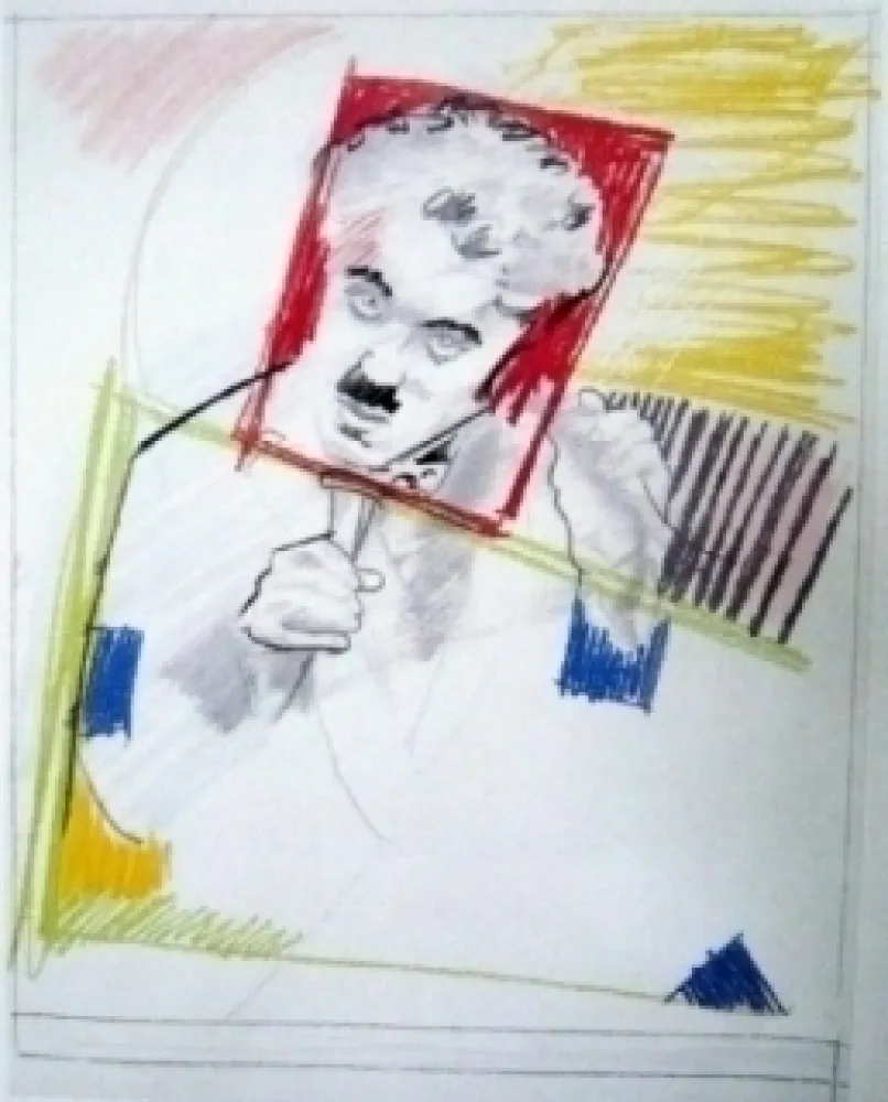 Serigrafía Rivers - Early Chaplin