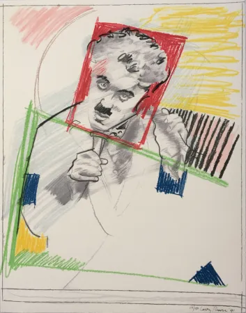 Serigrafía Rivers - Early Chaplin