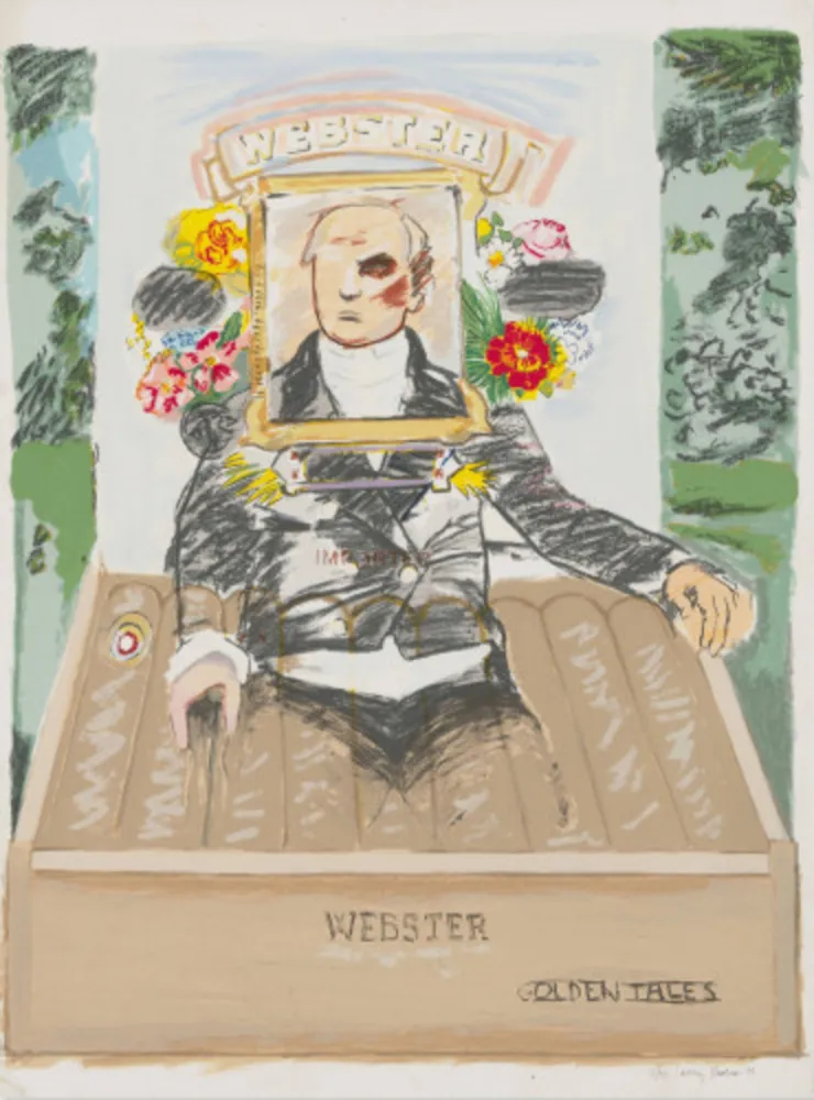 Litografía Rivers - Golden Tales