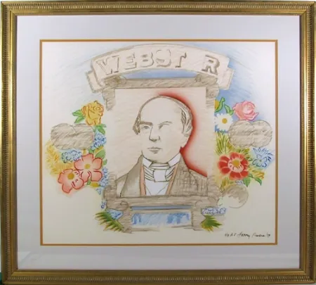 Litografía Rivers - Webster