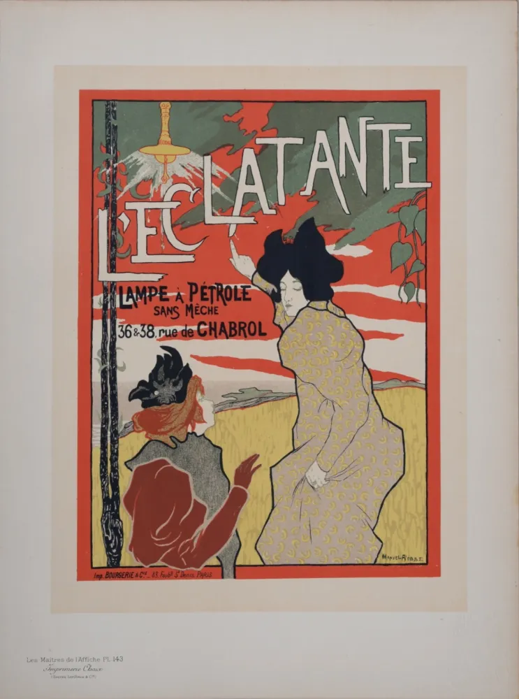 Litografía Robbe - L'Eclatante, Les Maitres de L’Affiche