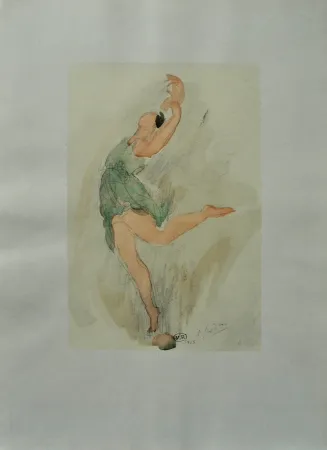 Grabado Rodin - La danseuse