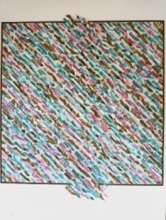 Litografía Rojo - Barcelona