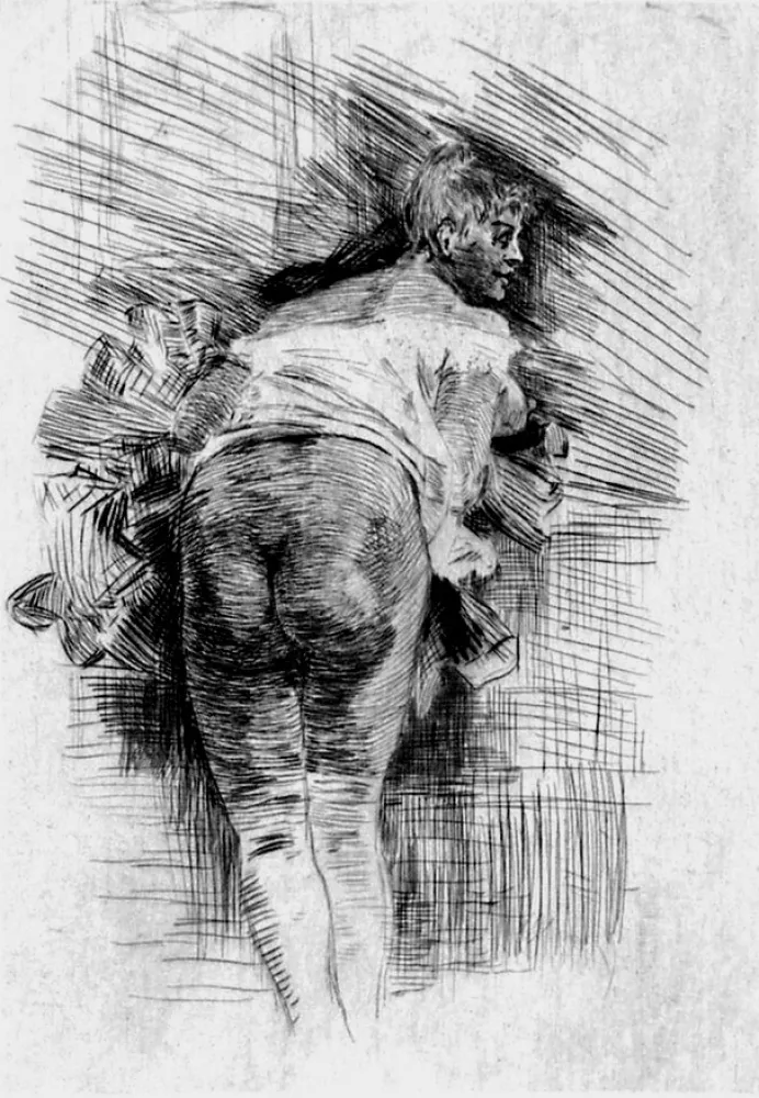 Aguafuerte Rops - Appel aux masses