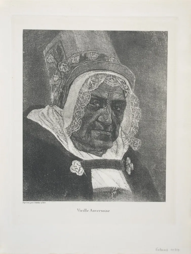 Grabado Rops - Vieille Anversoise