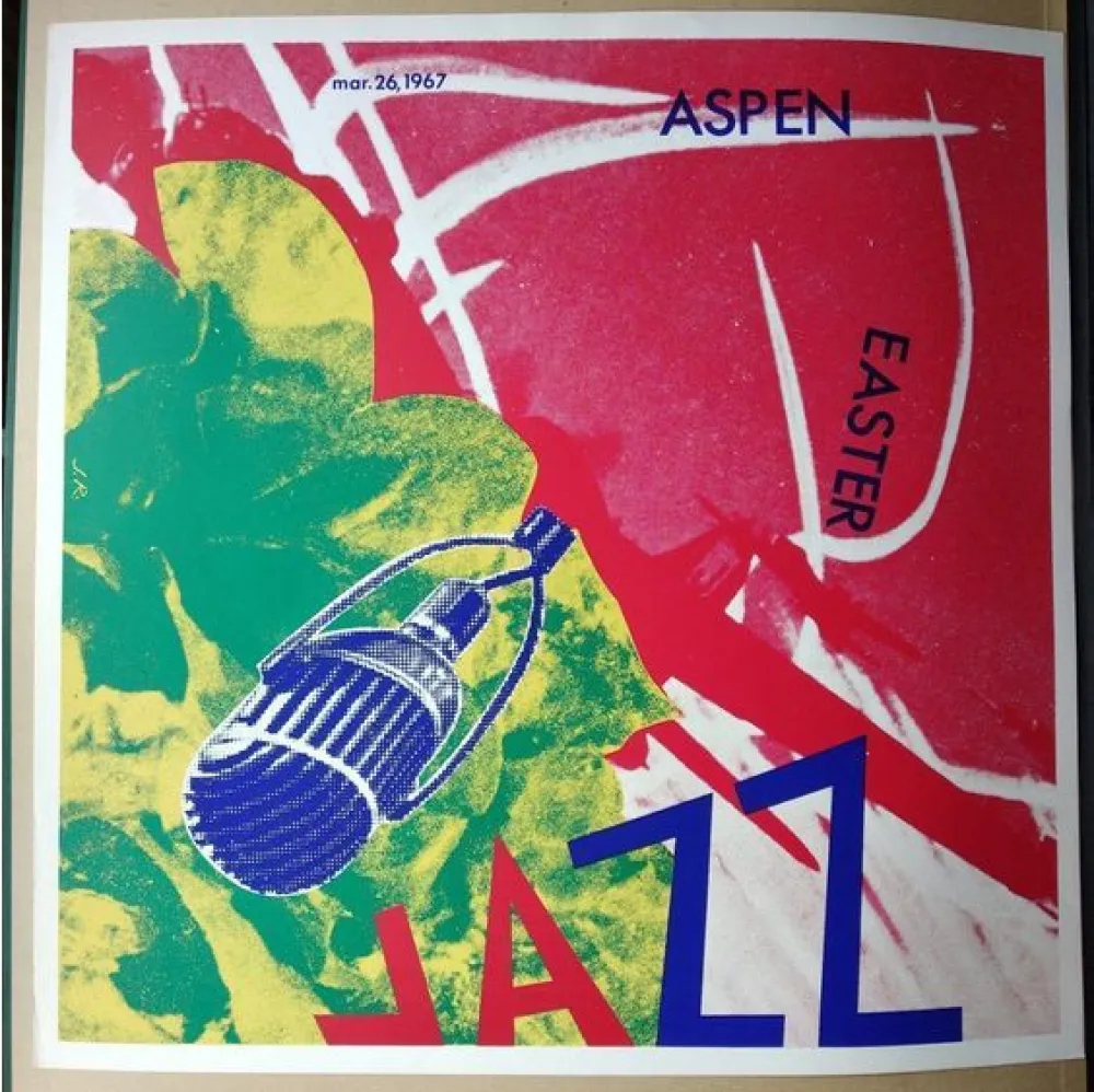 Serigrafía Rosenquist - „Aspen Easter Jazz“.