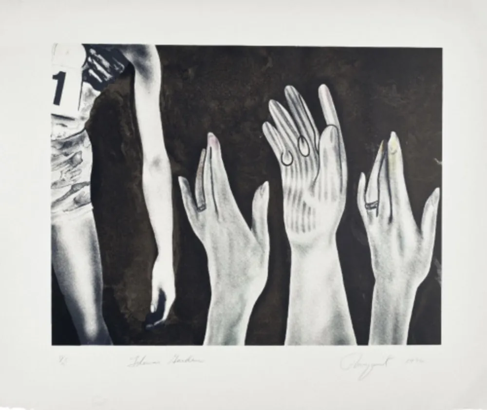 Litografía Rosenquist - Flower Garden