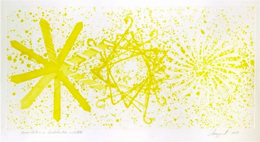 Aguatinta Rosenquist - More Points on a Bachelor's Tie - 2 state