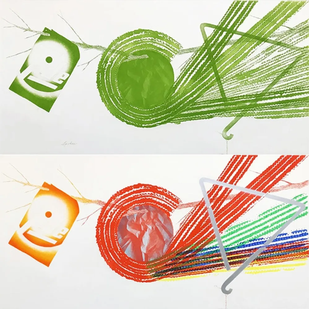 Aguafuerte Y Aguatinta Rosenquist - SPOKES AND SPOKES: 2 STATE