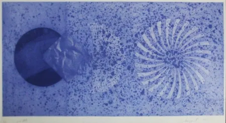 Aguafuerte Y Aguatinta Rosenquist - The Book Disappears for the Fast Student 2nd State